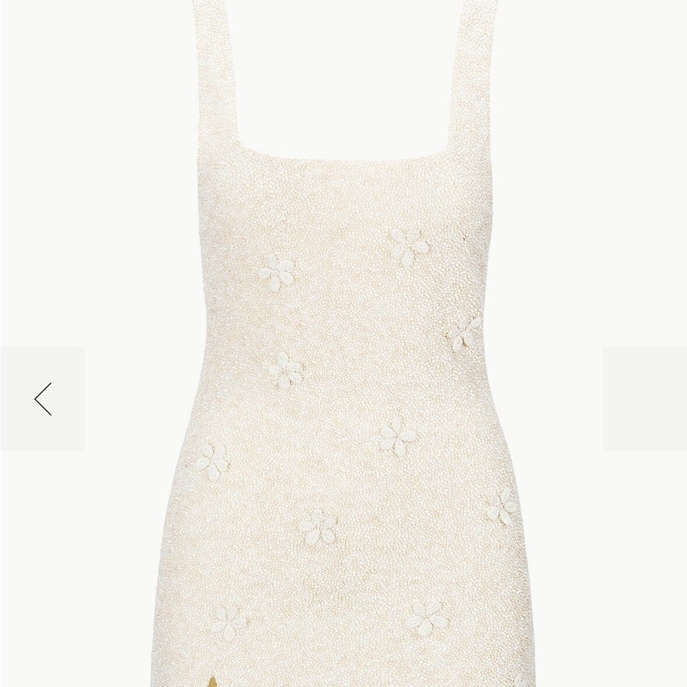 Staud Cream Knit Dress